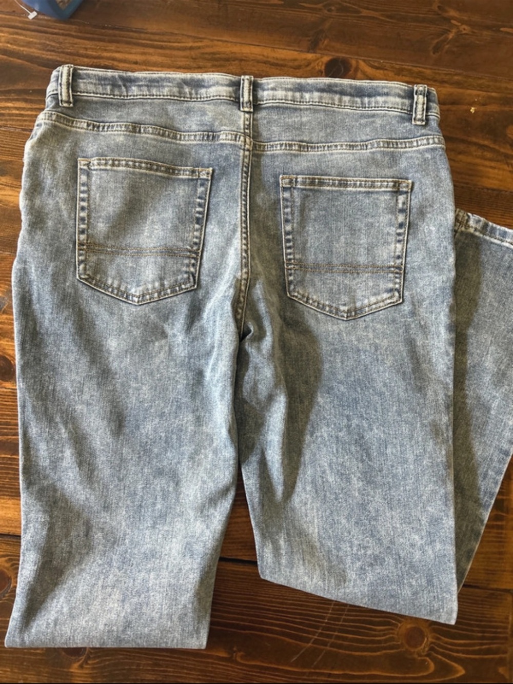 Cat & Jack Medium Acid Wash Skinny Jeans, NWT, 16 husky